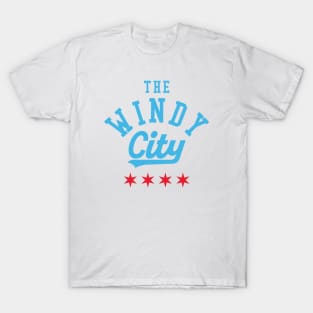 Chicago Windy City Baseball Fan Tee: Wave Your Flag for Chi-Town's Finest! T-Shirt